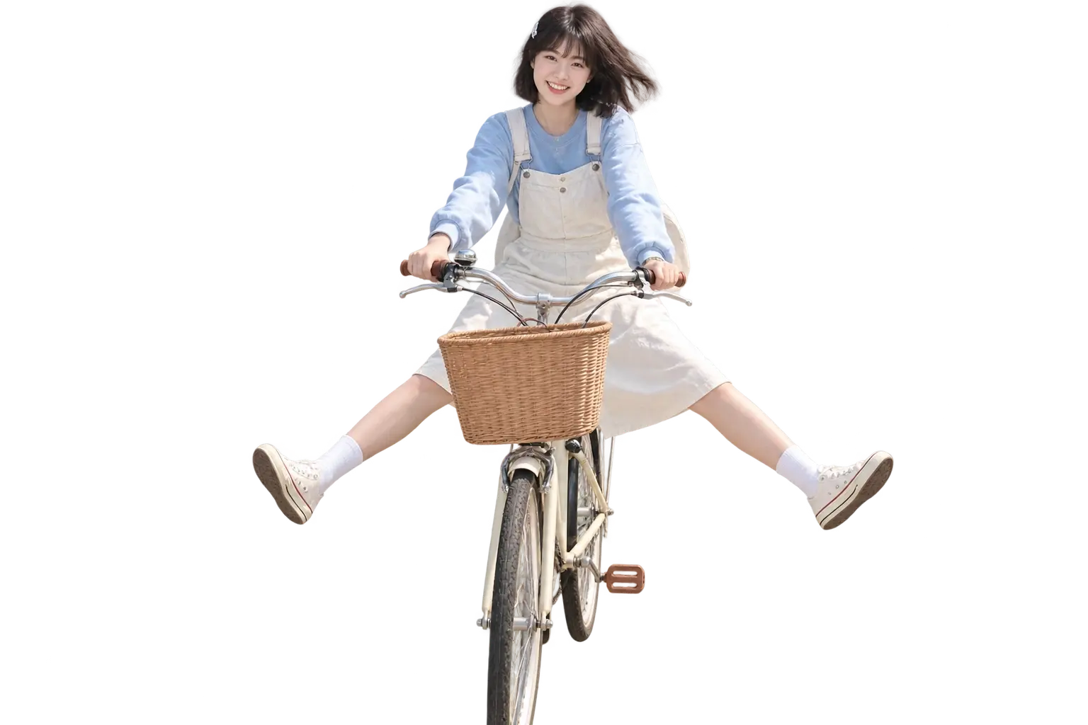 Dáng chụp với xe đạp — 1