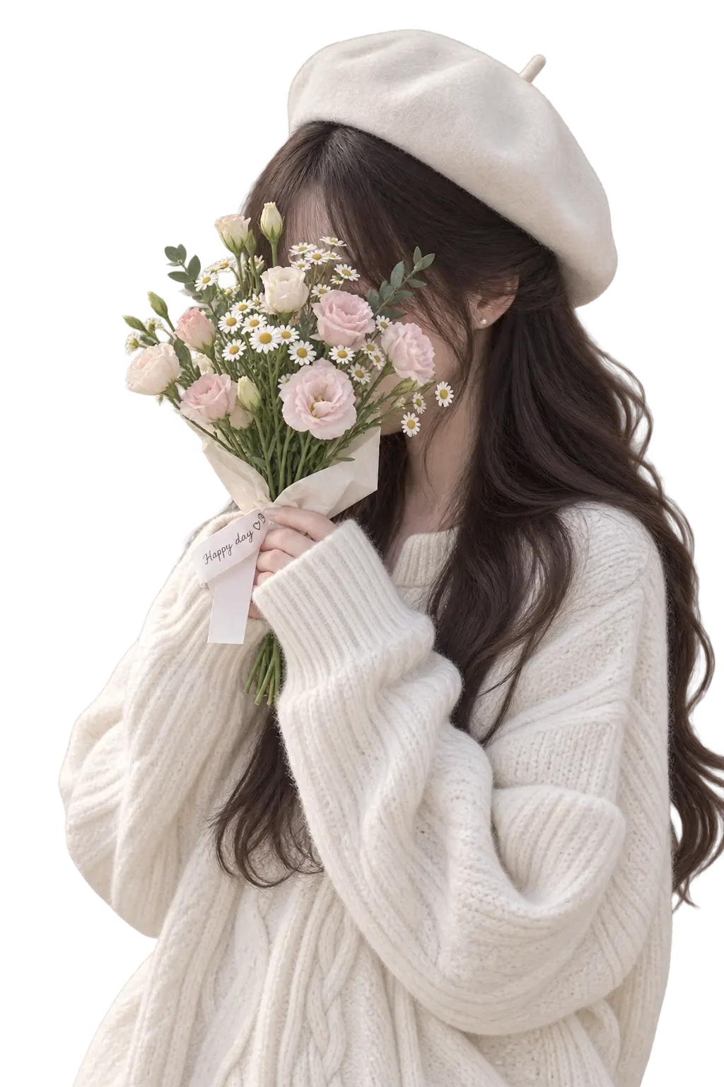 Poses holding flowers — 4