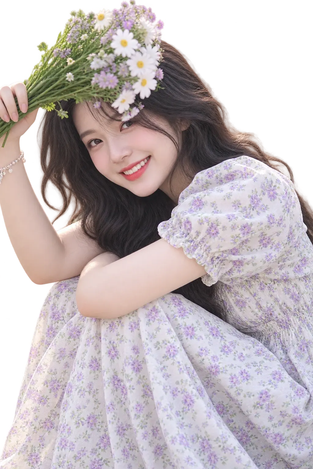 Poses holding flowers — 5