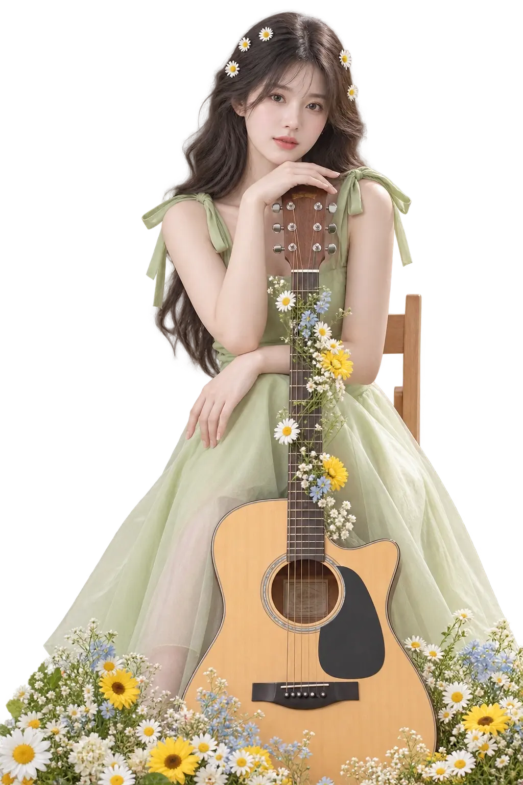 Dáng chụp với đàn ghi-ta — 4