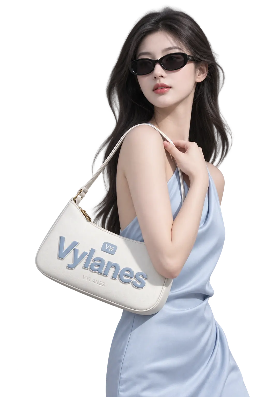 Poses with a handbag, backpack or suitcase — 1
