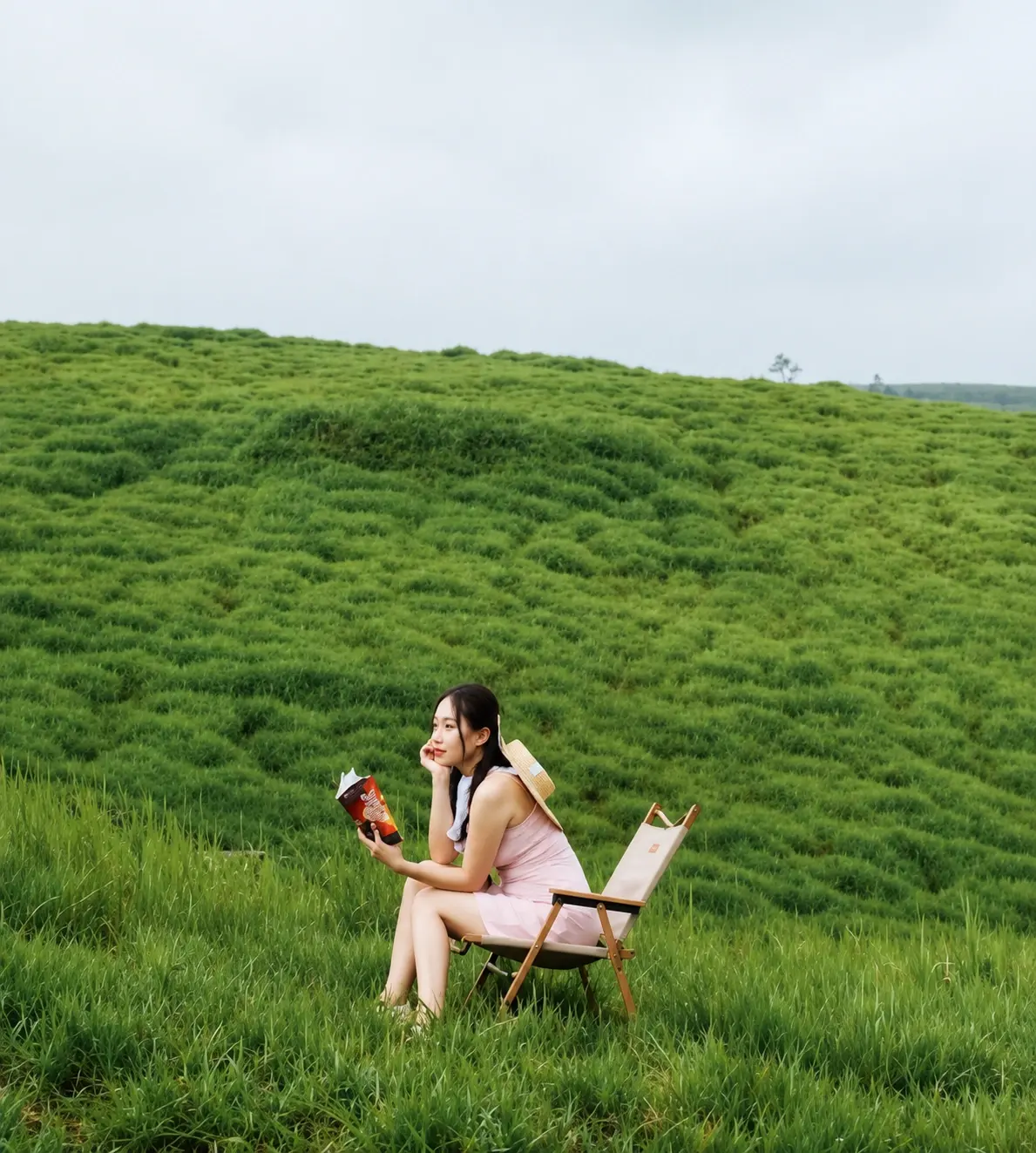 Meadow and grass poses