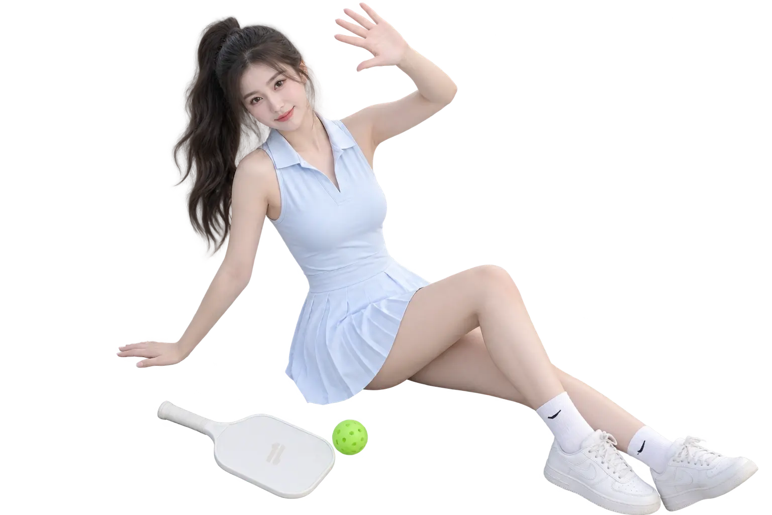 Pickleball poses — 1