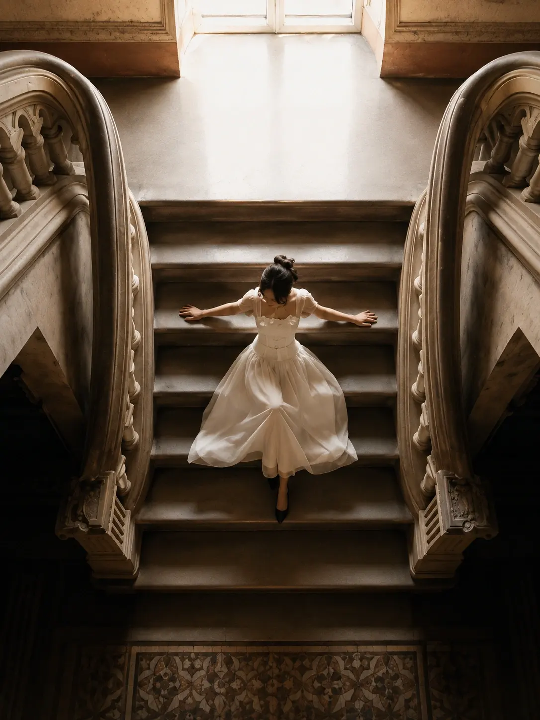 Staircase poses