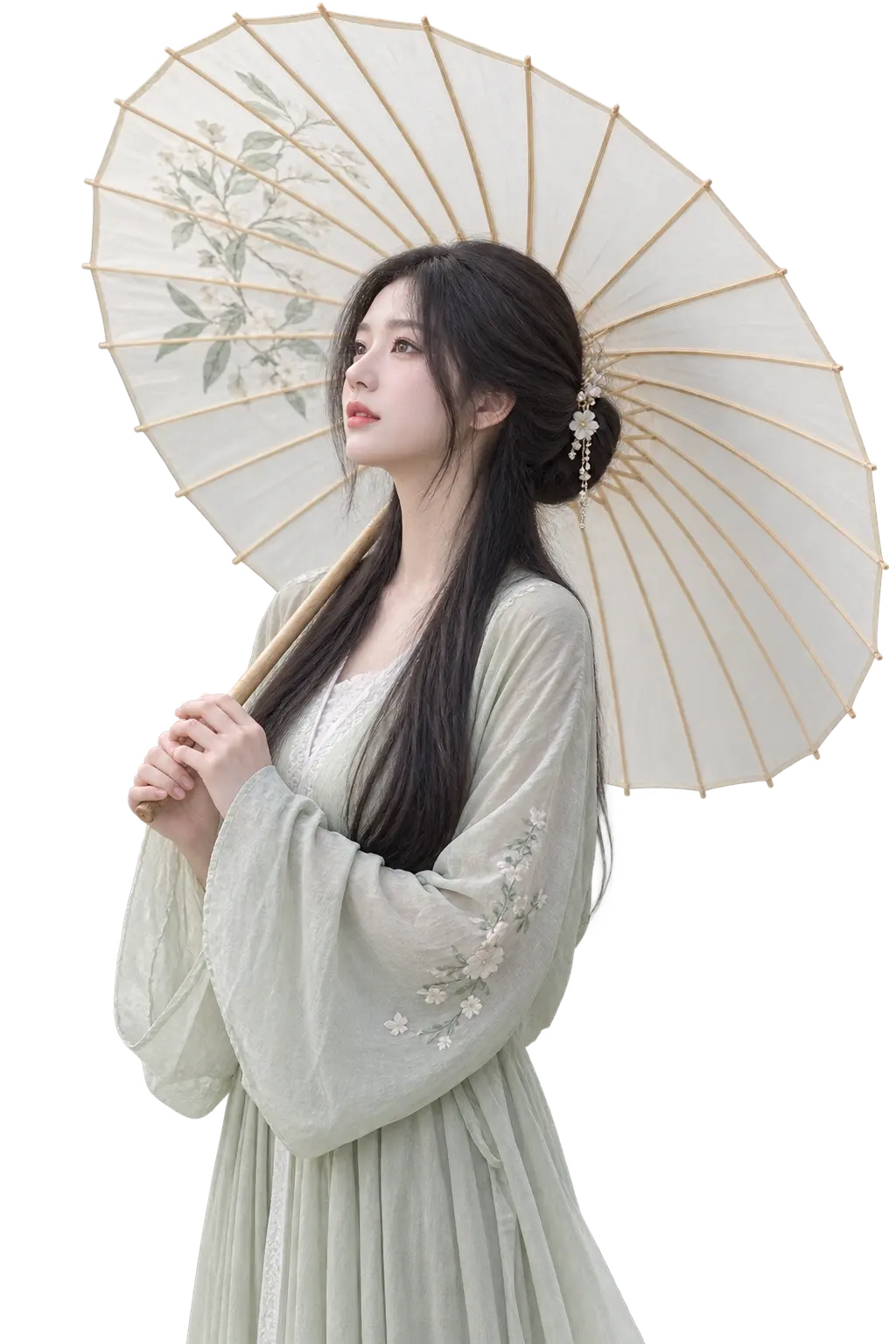 Dáng chụp với ô mưa — 1