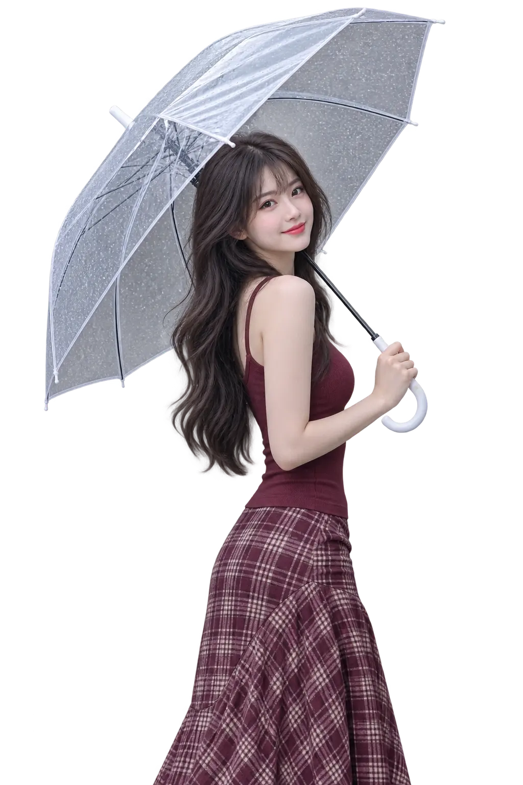 Dáng chụp với ô mưa — 2